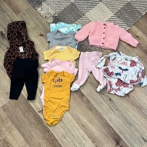 Baby Girl Carter’s Bundle - 3 Months